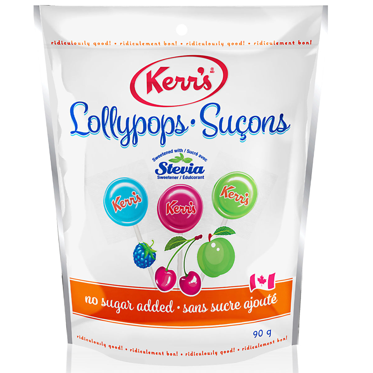 No Sugar Added with natural Stevia – Kerr's Candy
