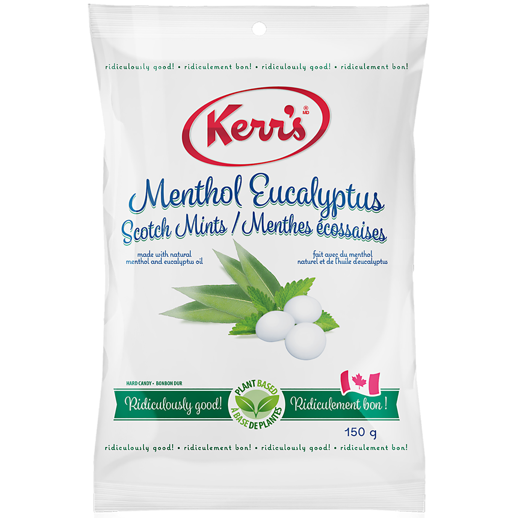 Kerr Mints Kerr's Menthol Eucalyptus Scotch Mints 150g – Kerr's Candy