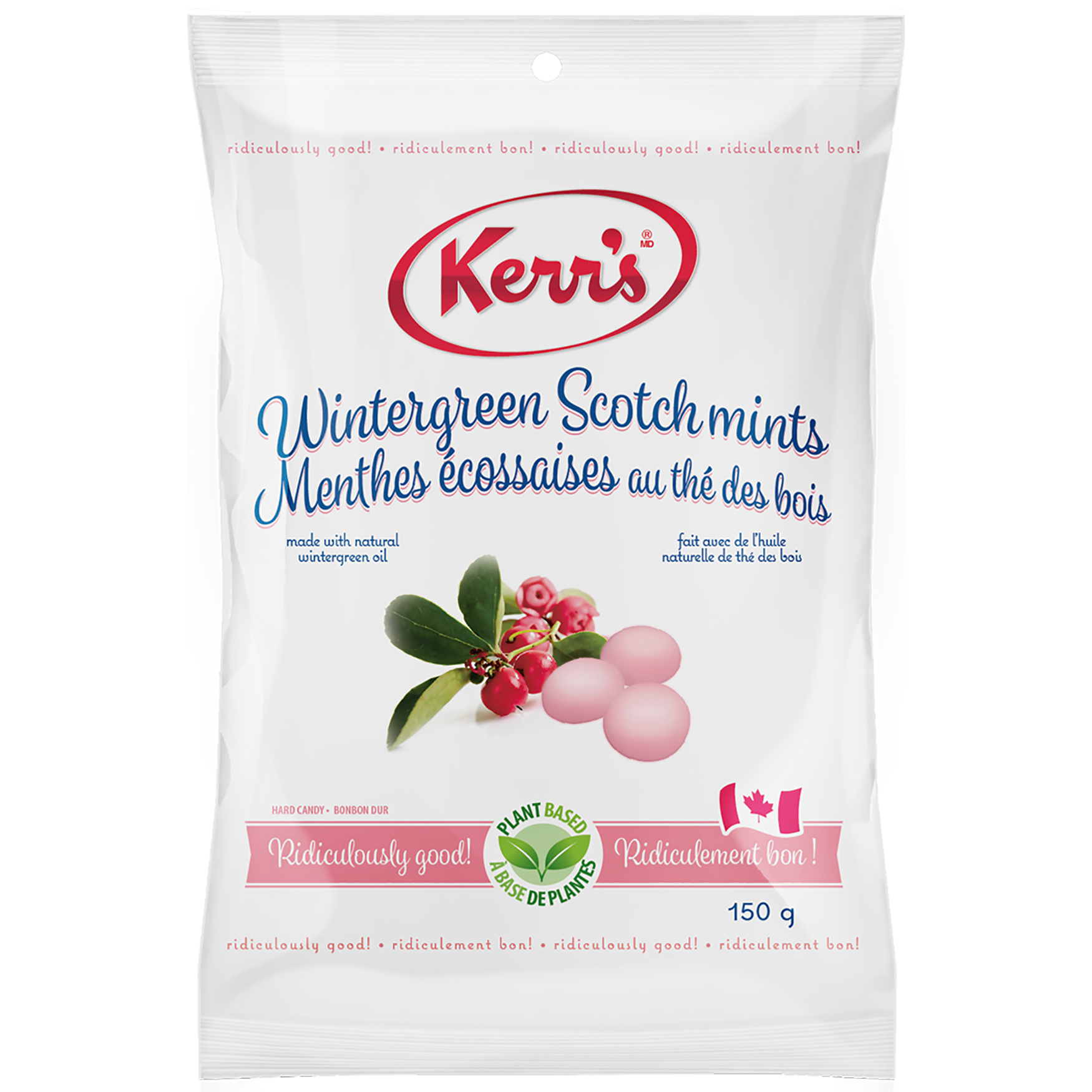 Kerr Mints Kerr's Wintergreen Scotch Mints 150g – Kerr's Candy