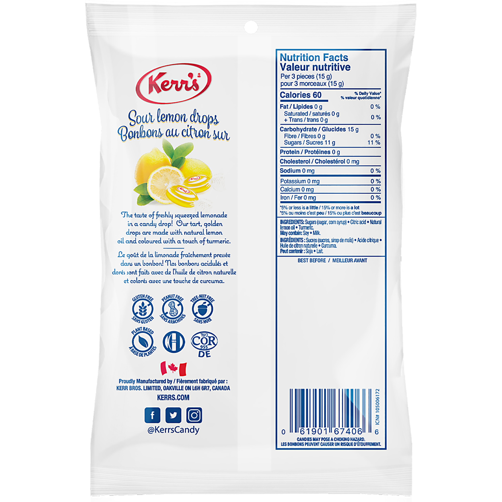 Sour Lemon Drops 150g