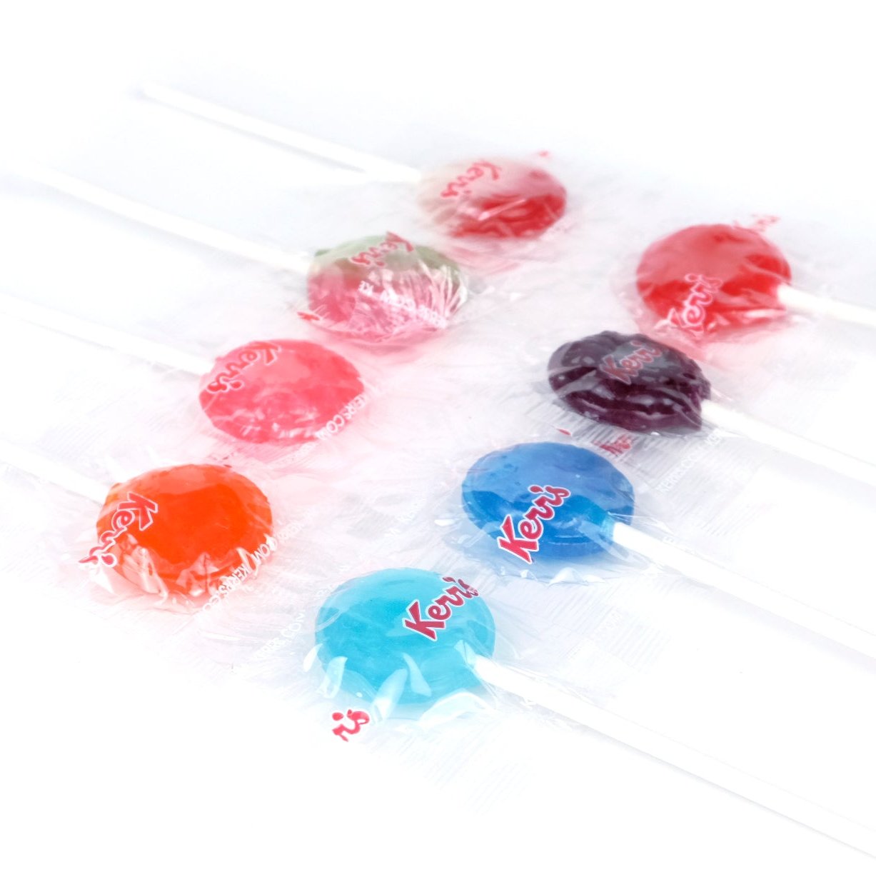Kerr Mini Apple Lollypops Assorted 130ct – Kerr's Candy