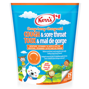 COUGH & Sore Throat Kids Lozenges 15 count