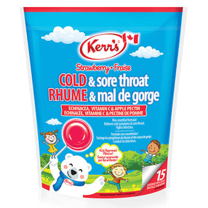 COLD & Sore Throat Kids Lozenges 15 count