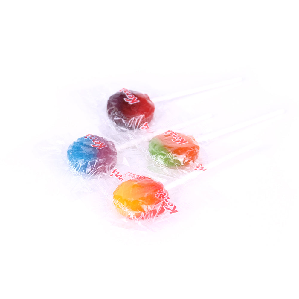 Kerr's Sour double fruit pops lollypops