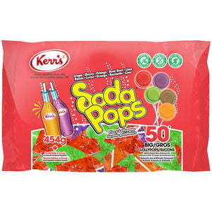 Kerr's Fizzy Soda Pops lollypops